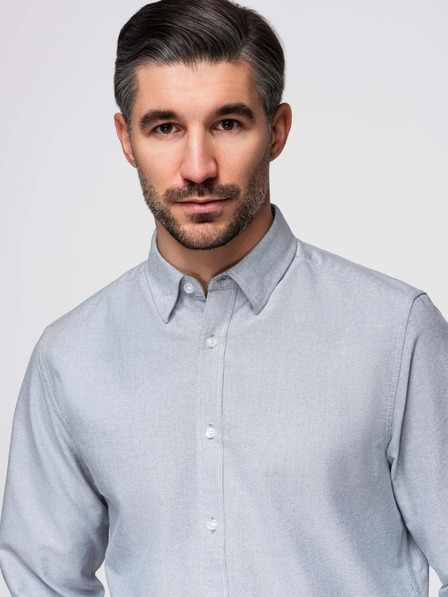 Ombre Clothing Pánská oxford košile Ombre Clothing V2 OM-SHOS-0172