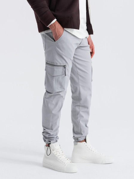 Ombre Clothing Pánské kalhoty Ombre Clothing STRAIGHT LEG CARGO V3 OM-PACG-0196