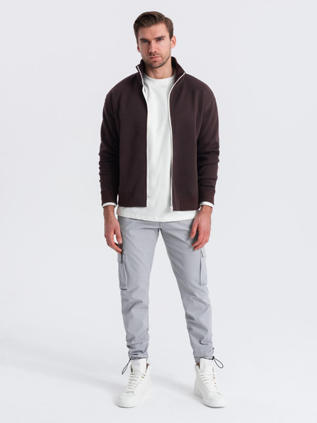 Ombre Clothing Pánské kalhoty Ombre Clothing STRAIGHT LEG CARGO V3 OM-PACG-0196