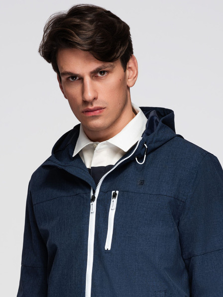 Ombre Clothing Pánská lehká sportovní bunda s fleecovou podšívkou Ombre Clothing