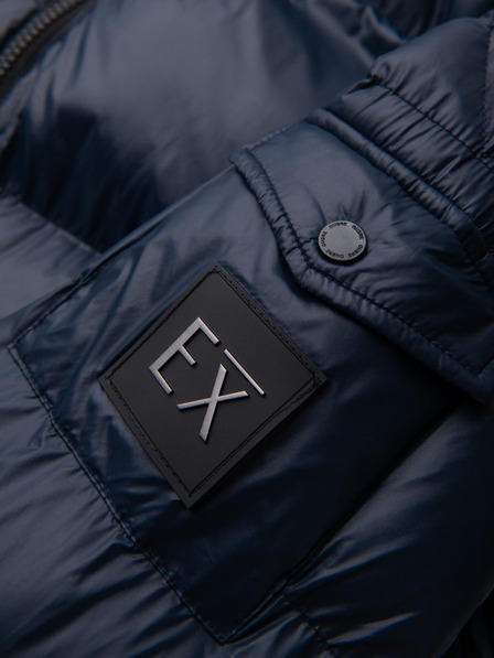 Ombre Clothing Pánská teplá bunda s žebrovanými lemy Ombre Clothing