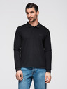 Ombre Clothing Pánské polo tričko s dlouhým rukávem Ombre Clothing
