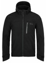 Kilpi Černá pánská softshellová bunda Kilpi RAVIO-M