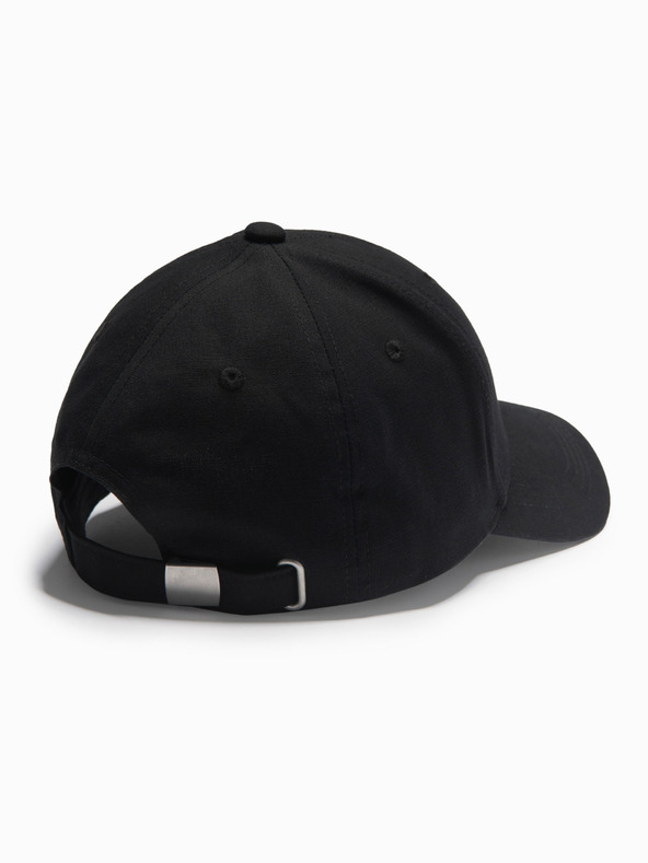 Ombre Clothing Pánská baseballová čepice s logem černá Ombre Clothing