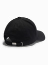 Ombre Clothing Pánská baseballová čepice s logem černá Ombre Clothing