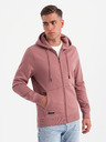 Ombre Clothing Pánská bavlněná mikina BASIC s rozepínáním  Ombre Clothing