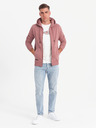 Ombre Clothing Pánská bavlněná mikina BASIC s rozepínáním  Ombre Clothing