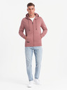 Ombre Clothing Pánská bavlněná mikina BASIC s rozepínáním  Ombre Clothing