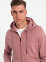 Ombre Clothing Pánská bavlněná mikina BASIC s rozepínáním  Ombre Clothing