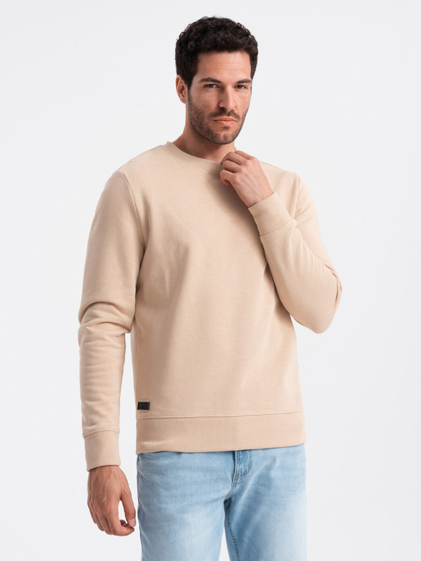 Ombre Clothing Pánská bavlněná mikina BASIC  Ombre Clothing