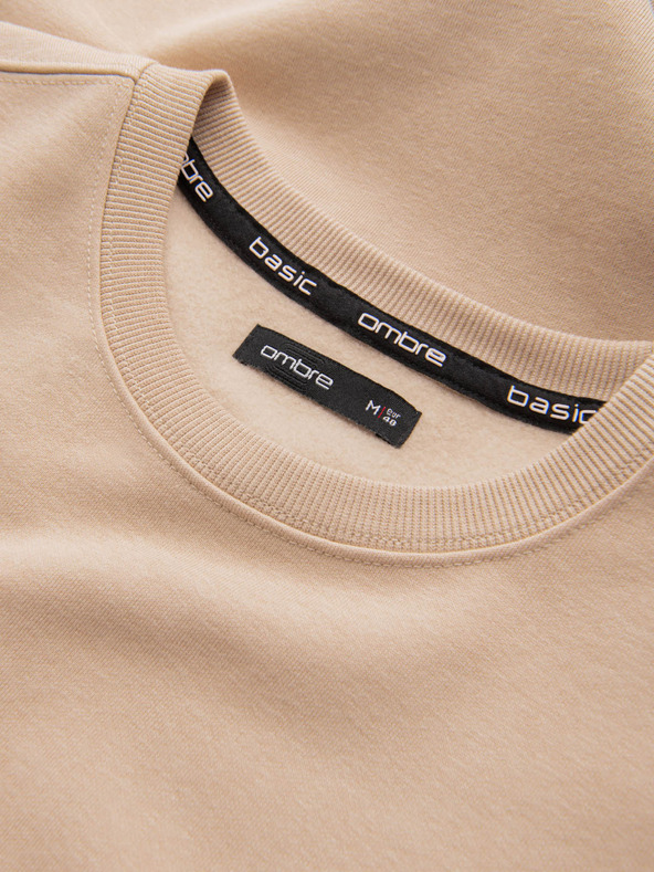 Ombre Clothing Pánská bavlněná mikina BASIC  Ombre Clothing