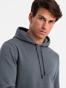 Ombre Clothing Pánská bavlněná klokaní mikina BASIC s kapucí  Ombre Clothing