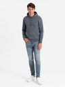 Ombre Clothing Pánská bavlněná klokaní mikina BASIC s kapucí  Ombre Clothing