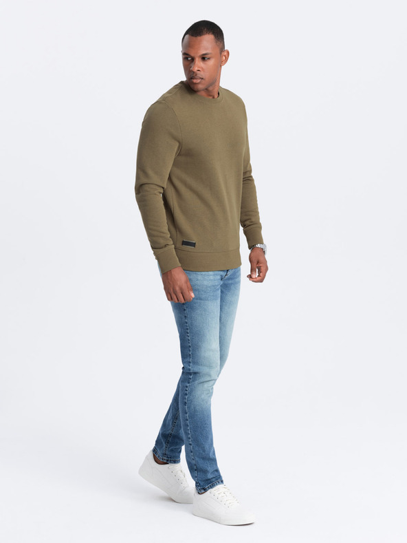 Ombre Clothing Pánská bavlněná mikina BASIC  Ombre Clothing
