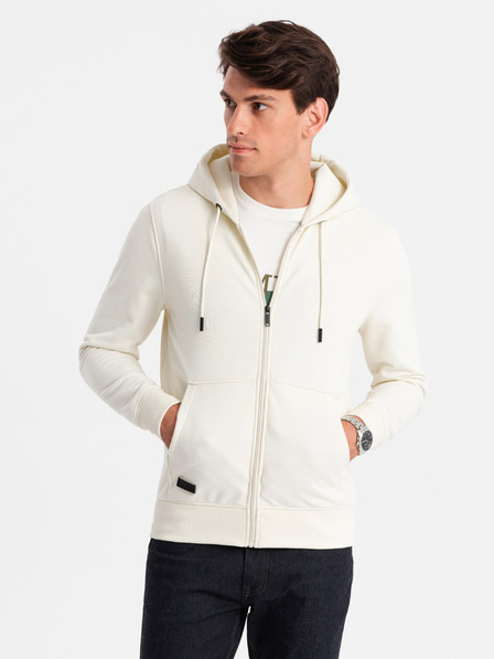 Ombre Clothing Pánská bavlněná mikina BASIC s rozepínáním  Ombre Clothing