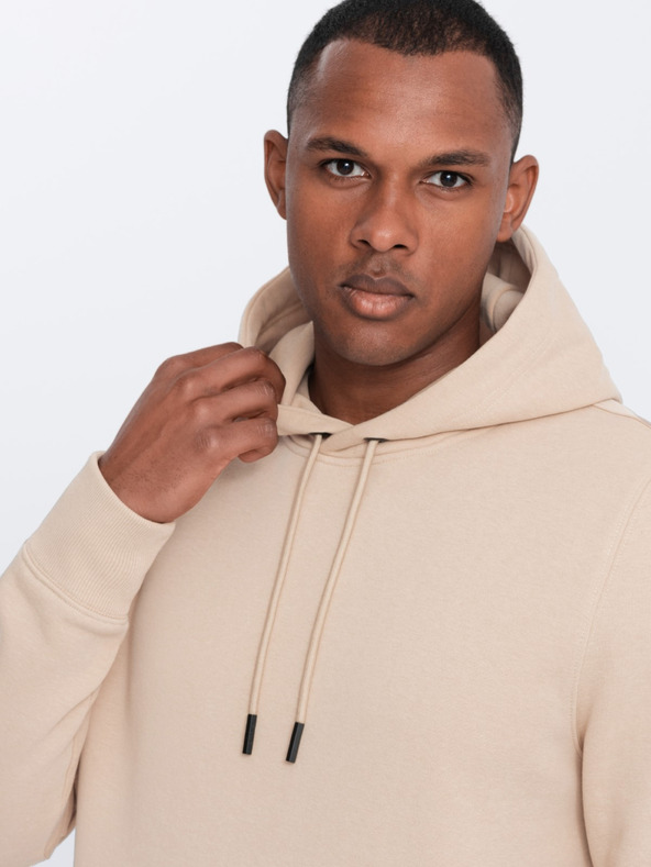Ombre Clothing Pánská bavlněná klokaní mikina BASIC s kapucí  Ombre Clothing