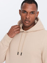 Ombre Clothing Pánská bavlněná klokaní mikina BASIC s kapucí  Ombre Clothing