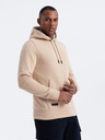 Ombre Clothing Pánská bavlněná klokaní mikina BASIC s kapucí  Ombre Clothing
