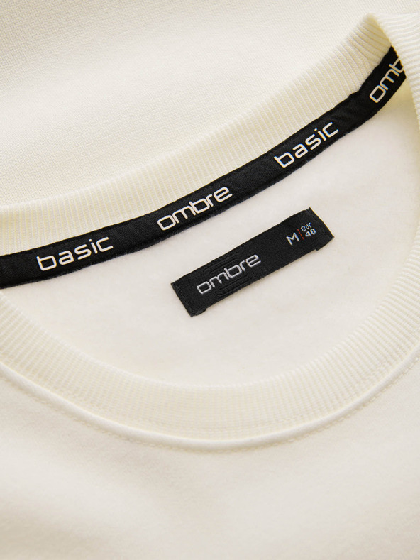 Ombre Clothing Pánská bavlněná mikina BASIC  Ombre Clothing