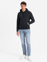 Ombre Clothing Pánská bavlněná klokaní mikina BASIC s kapucí  Ombre Clothing