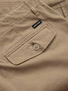 Ombre Clothing Pánské jednobarevné šortky s cargo kapsami - pískové V1 OM-SRCG-0133 Ombre Clothing