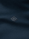 Ombre Clothing Pánské bavlněné tričko v barvách trikolory - bílá a tmavě modrá V3 OM-TSCT-0174 Ombre Clothing