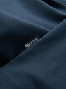 Ombre Clothing Pánské bavlněné tričko v barvách trikolory - bílá a tmavě modrá V3 OM-TSCT-0174 Ombre Clothing