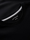 Ombre Clothing Pánské bavlněné tričko v barvách trikolory - bílá a tmavě modrá V3 OM-TSCT-0174 Ombre Clothing