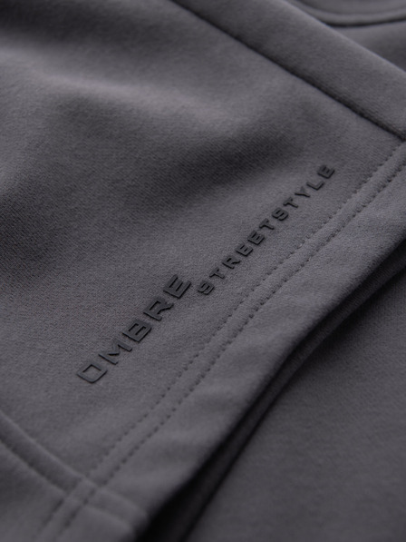 Ombre Clothing Pánské krátké teplákové šortky s potiskem Ombre Clothing