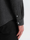 Ombre Clothing Pánská džínová košile s vyšívanou kapsou Ombre Clothing