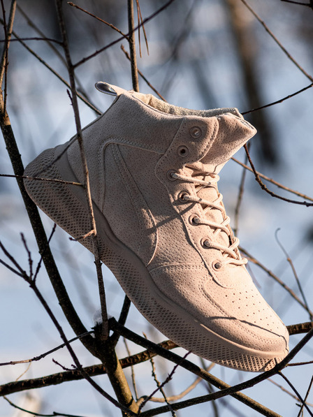 Ombre Clothing Béžové pánské zimní boty pohorky T380