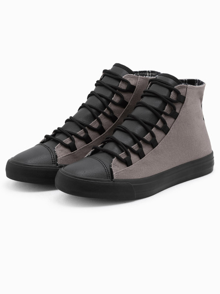 Ombre Clothing Černo-šedé pánské sneakers boty Ombre Clothing T378