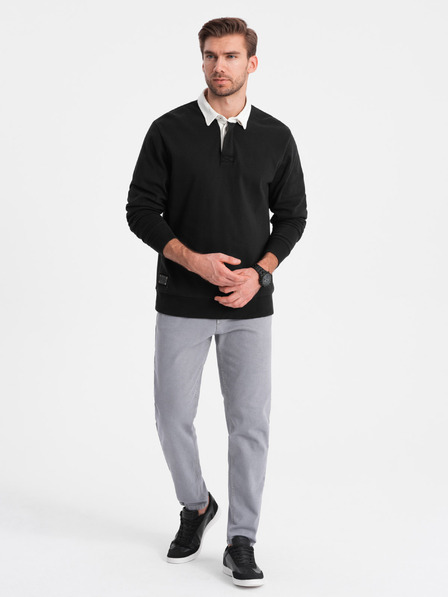 Ombre Clothing Šedé pánské džíny Ombre Clothing P1058