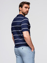 Ombre Clothing Pánská polokošile z viskózy s vodorovnými pruhy Ombre Clothing