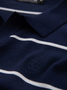 Ombre Clothing Pánská polokošile z viskózy s vodorovnými pruhy Ombre Clothing