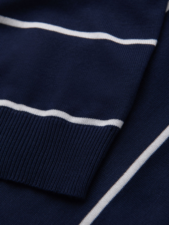 Ombre Clothing Pánská polokošile z viskózy s vodorovnými pruhy Ombre Clothing