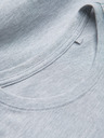 Ombre Clothing Světle šedé pánské basic tričko Ombre Clothing