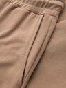 Ombre Clothing Pánská mikina s kapucí + tepláky - hnědá