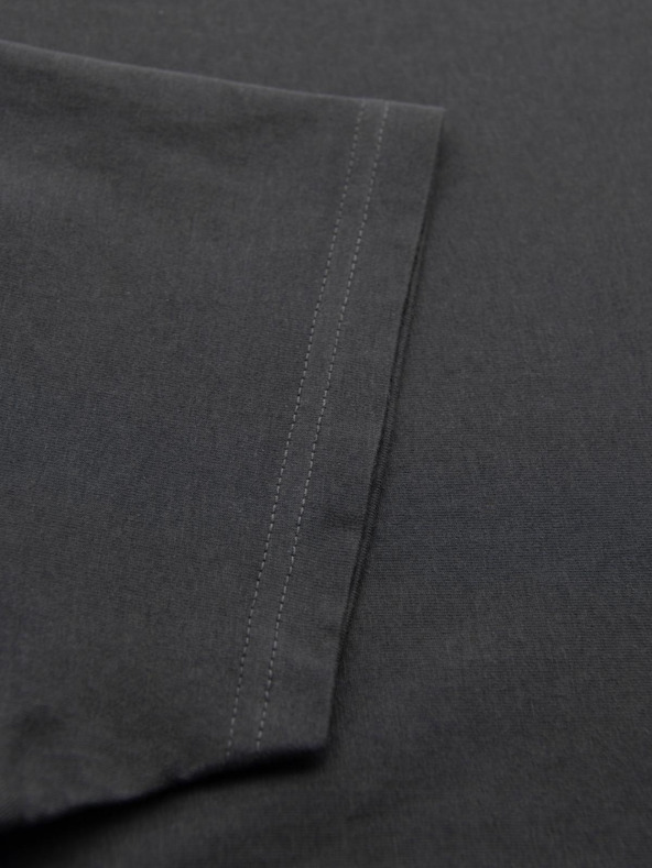 Ombre Clothing Pánské klasické bavlněné tričko BASIC -šedé