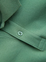 Ombre Clothing Zelené pánské basic polo tričko Ombre Clothing