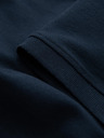 Ombre Clothing Tmavě modré pánské basic polo tričko Ombre Clothing