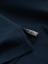 Ombre Clothing Tmavě modré pánské basic polo tričko Ombre Clothing