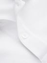 Ombre Clothing Bílé pánské basic polo tričko Ombre Clothing