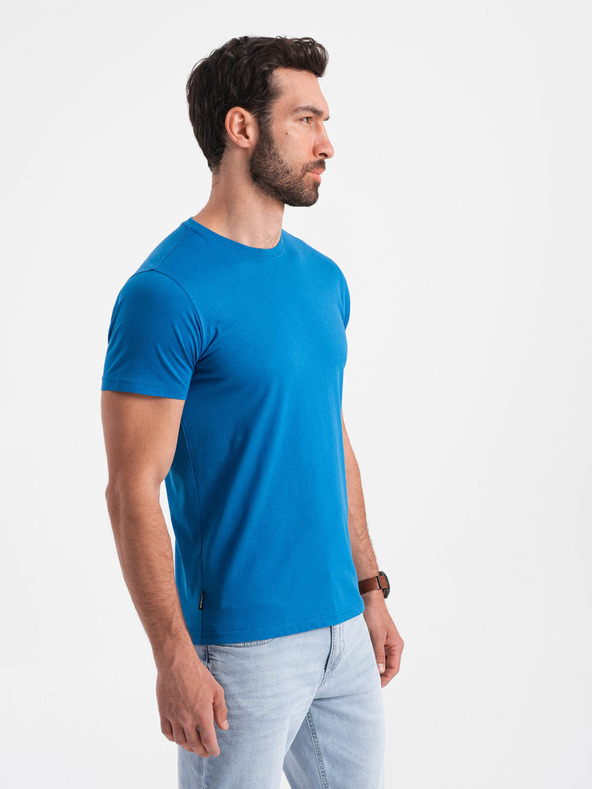 Ombre Clothing Pánské klasické bavlněné tričko BASIC Ombre Clothing