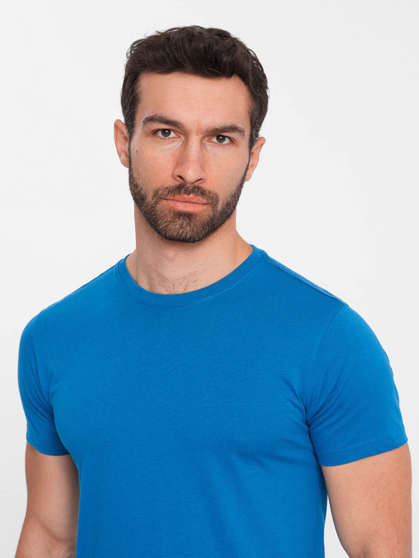 Ombre Clothing Pánské klasické bavlněné tričko BASIC Ombre Clothing
