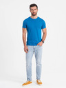 Ombre Clothing Pánské klasické bavlněné tričko BASIC Ombre Clothing