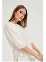 Moodo Košile s bouffant rukávy krémová Moodo