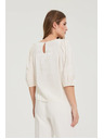 Moodo Košile s bouffant rukávy krémová Moodo