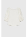 Moodo Košile s bouffant rukávy krémová Moodo