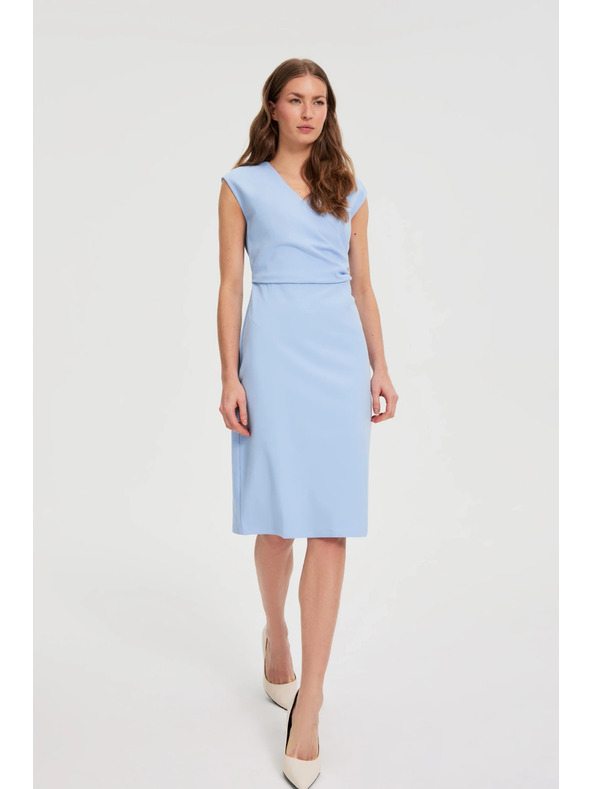 Moodo Modrá řasená sukně Moodo